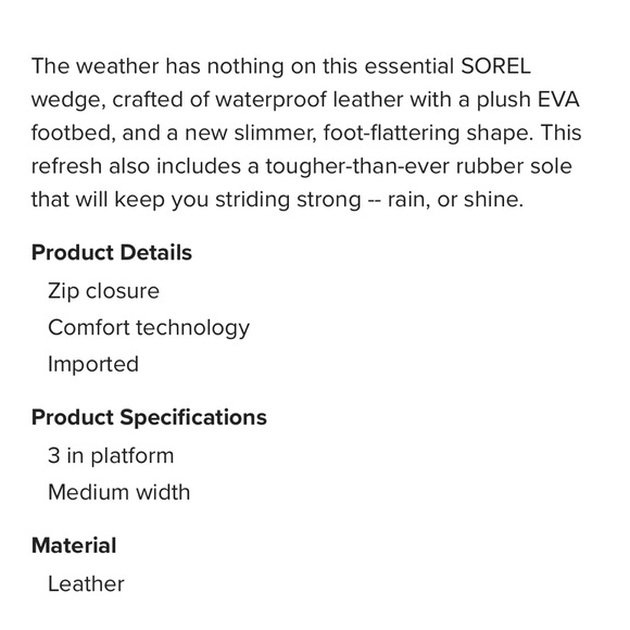 Sorel Joan of Arc Zip Booties Leather - Picture 9 of 9